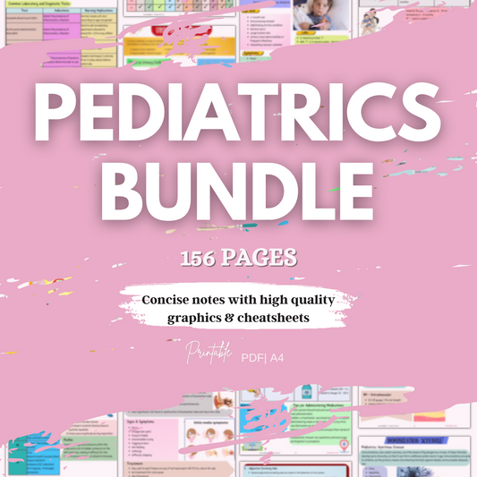 Pediatrics Study Guide Bundle