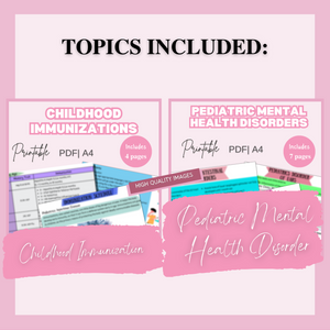 Pediatrics Study Guide Bundle